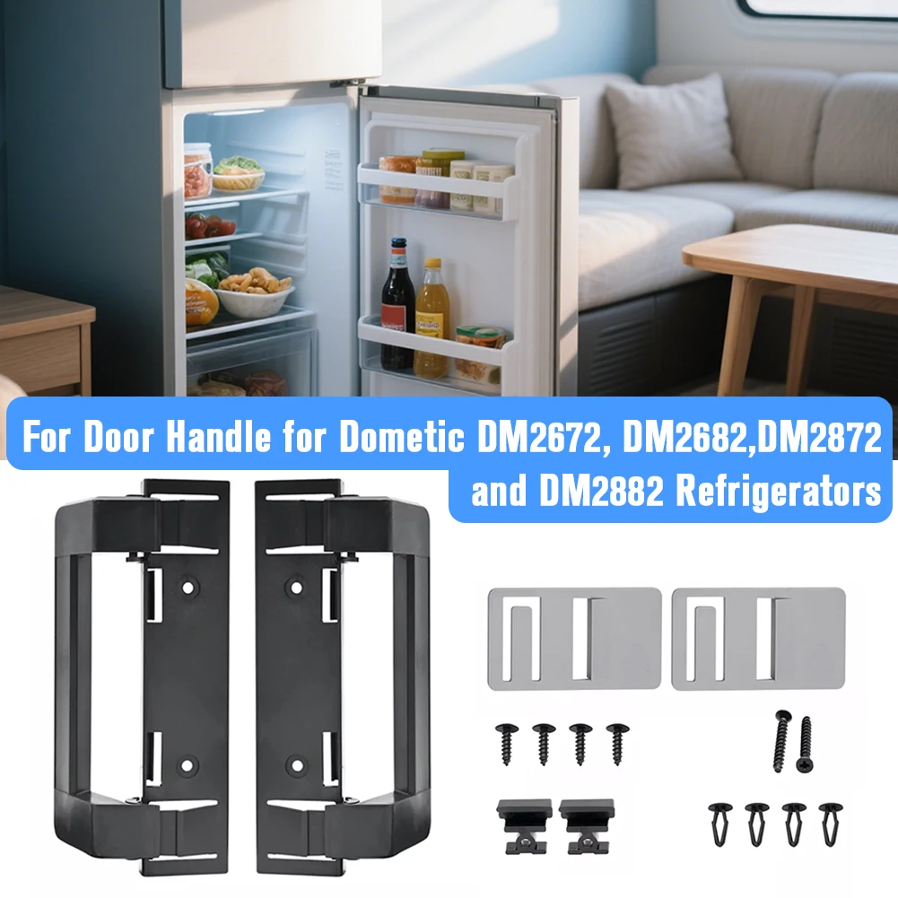 2Pcs Ergonomic RV Refrigerator Door Handle OE 3316882900 Refrigerator Hardware Door Handles Wear Resist RV Parts Accessories