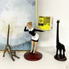 Creative Toilet Paper Holder Statue Funny Decorative Resin Figure Cute Butler Shape Tissue Stand Rack Sculpture Toilet Decor 4