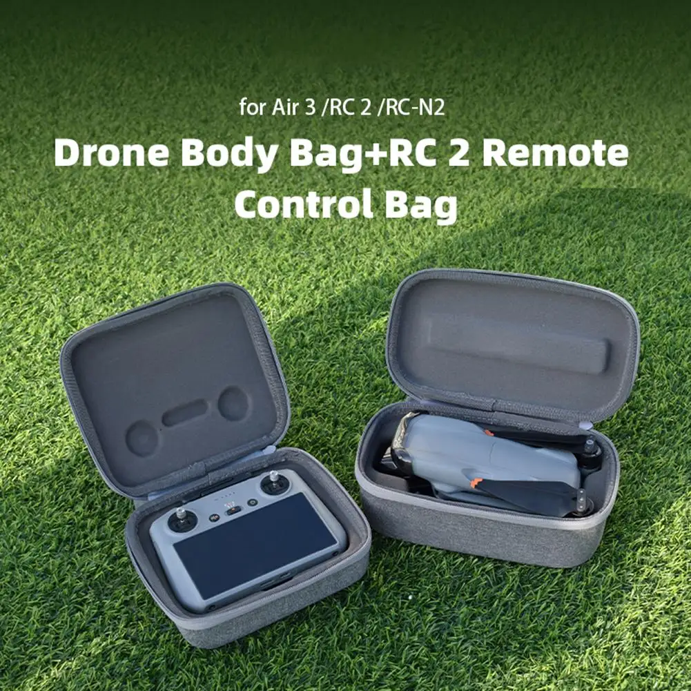 

Carrying Case Portable EVA Storage Carry Bag With Carabiners Shock Absorption Compatible For DJI Air 3 Accessories
