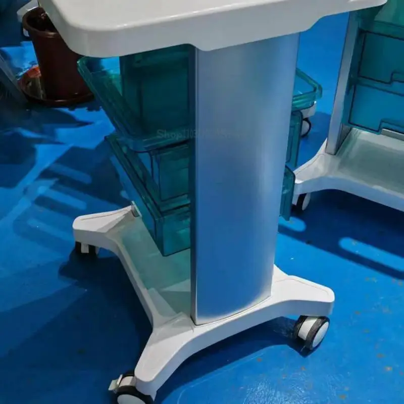 Beauty instrument cart Base shelf Small bubble cart Oral dental Medical Medical