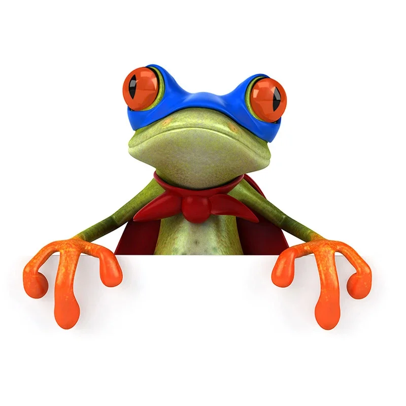 

Забавная лягушка, модный цвет, мультяшное оформление, заднее стекло, авто наклейка, мотоцикл, ноутбук, украшение, высокое качество, водонепроницаемый