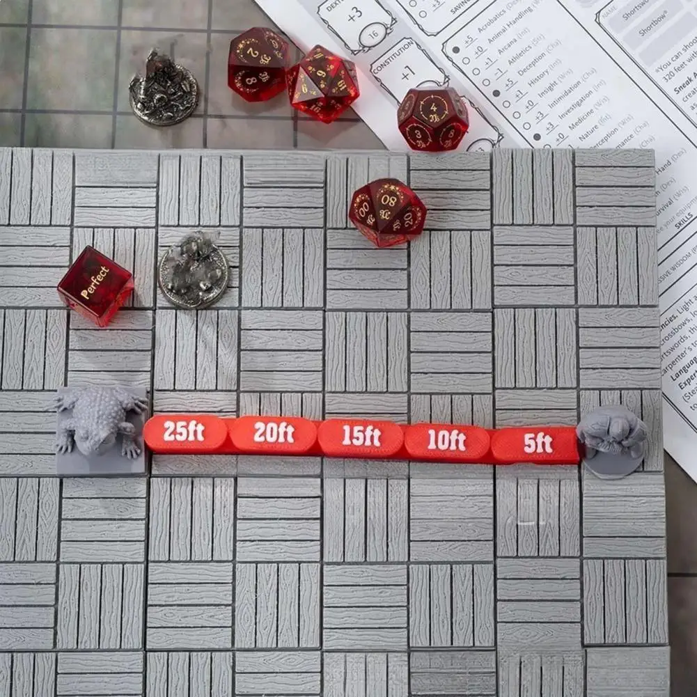 관절형 움직임 자, 유연한 체인 곡선 코너 측정 게이지, 테이블탑 보드 게임용 이동식 관절 체인 자