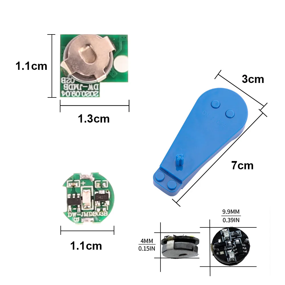DIY Modeling Magnetic Control LED Lamp Magnetron Switch Animation Figure plus Light Gundam Model Wireless Light Without Battery 3