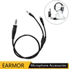 EARMOR Tactical Headset Microphone Kit, Tactical Headset Adapter, Microphone Accessories for EARMOR M31 and M31H, Mark3 1
