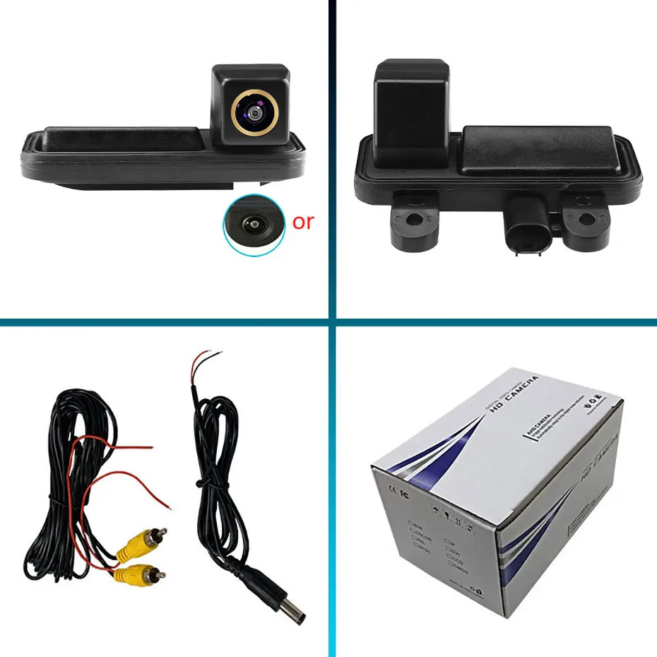 180 °   메르세데스 벤츠 B 클래스 W246 B180 B200 C/CLC W203 HD 차량 트렁크 핸들 반전 카메라 용 1080P AHD 자동차 후면보기 카메라