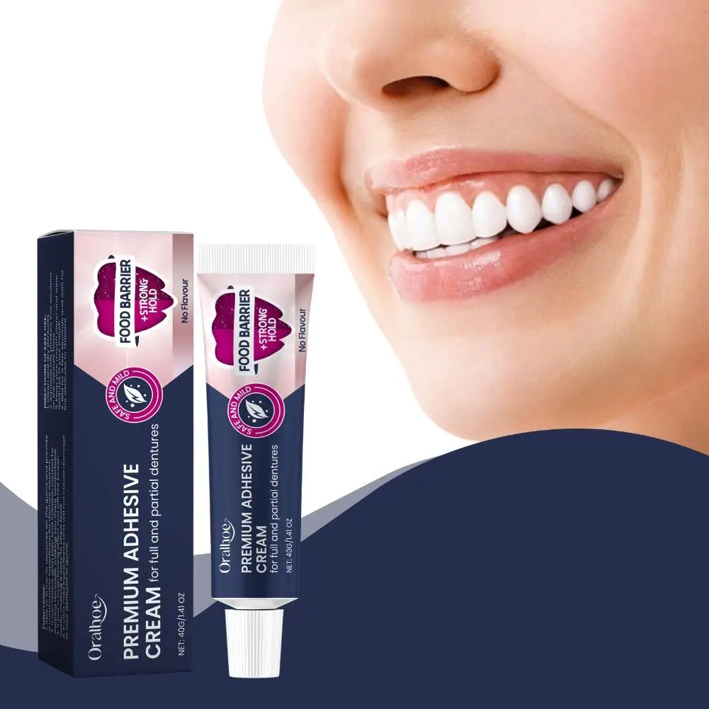 Denture Adhesive Cream Extra Strong Hold For Secure Comfort_voghion.com