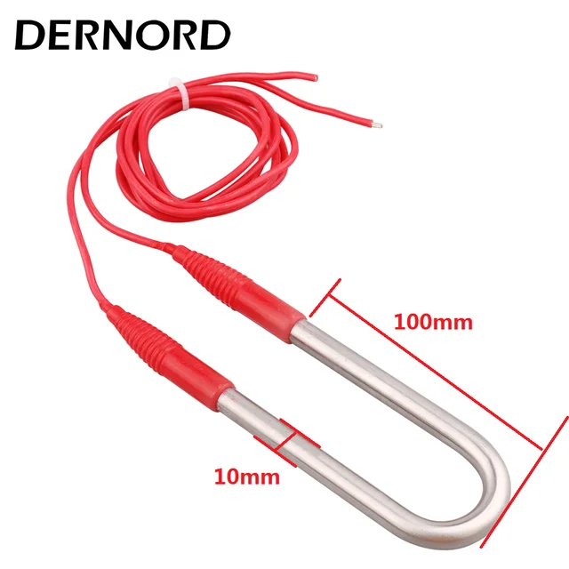 DERNORD 12v Submersible Heating Pipe for Pool Immersion Electric Tubular  Heater for Water Bucket DC Heating Element 150w/200w - AliExpress