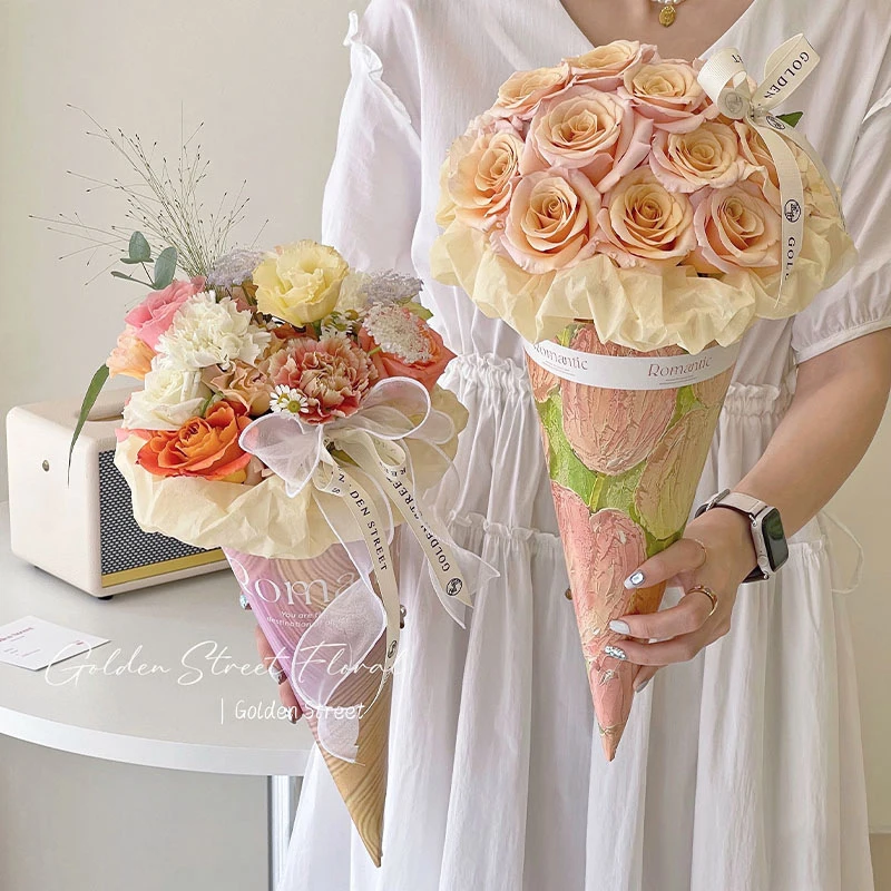 

10 шт., коробка для упаковки мороженого, розы