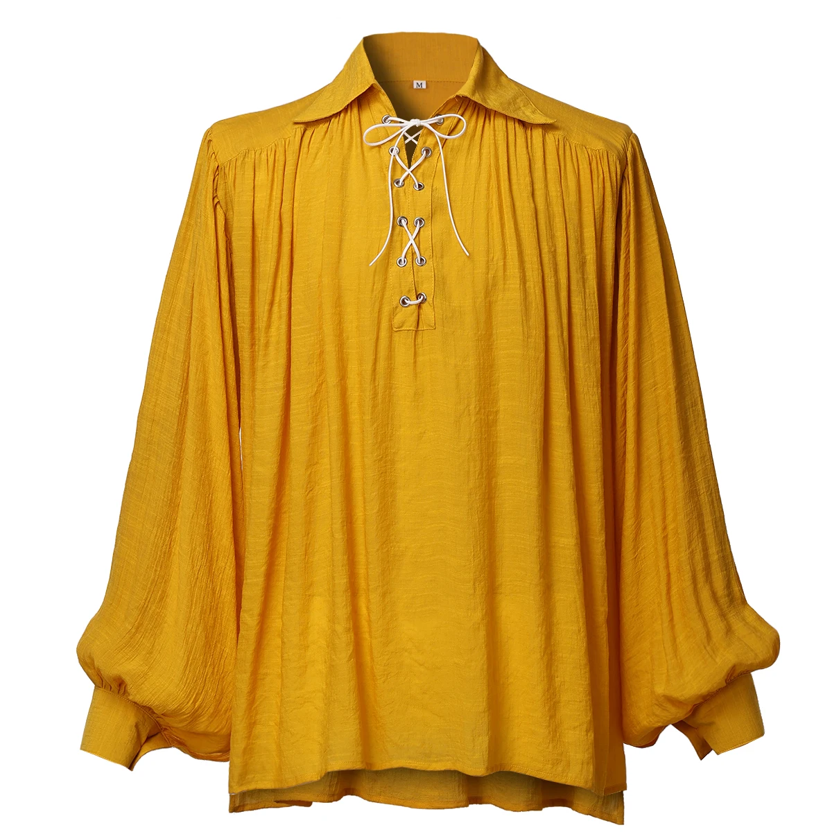 Camicia Uomo Rinascimentale Steampunk - Maniche Lunghe Con Jabot | Costume Medievale - Foto 13