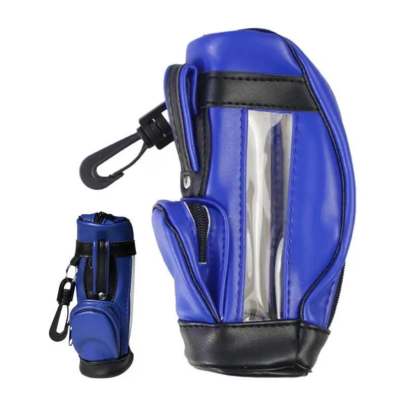 

Golf Ball Bag Pouch Waterproof PU Golf Pouch Organizer With Zipper Closure Reusable Golf Ball Storage Durable Golf Pouch For