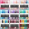 Mtssii 6pcs/set Glitter Gel Nail Polish Set Semi-permanent Nail Gel Metallic Gel Nail Polish DIY Nail Art Soak Off Uv Gel Kits 1