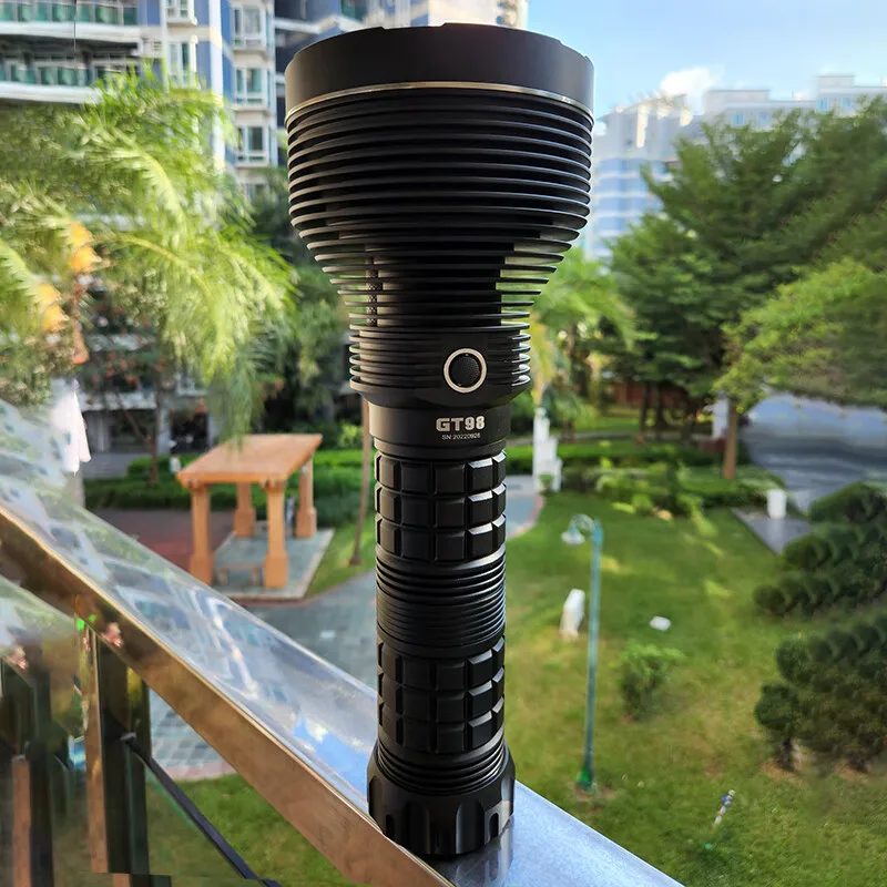 LUMINTOP GT98 Power Flashlight 8XSBT90 2 43000LM Throw 2500m Torch Light with 21700 Battery for Cave