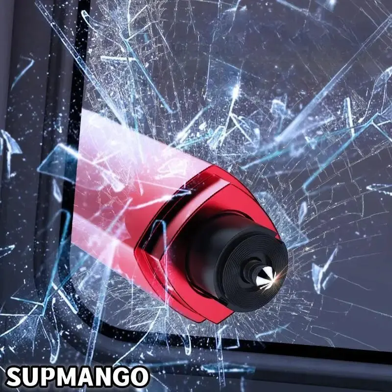 A4 Car Window Breaker Portable Seatbelt Cutter Glass Breaking Tool Stick Life Saving Safe Escape Rescue Tool Safety Hammer car safety hammer
