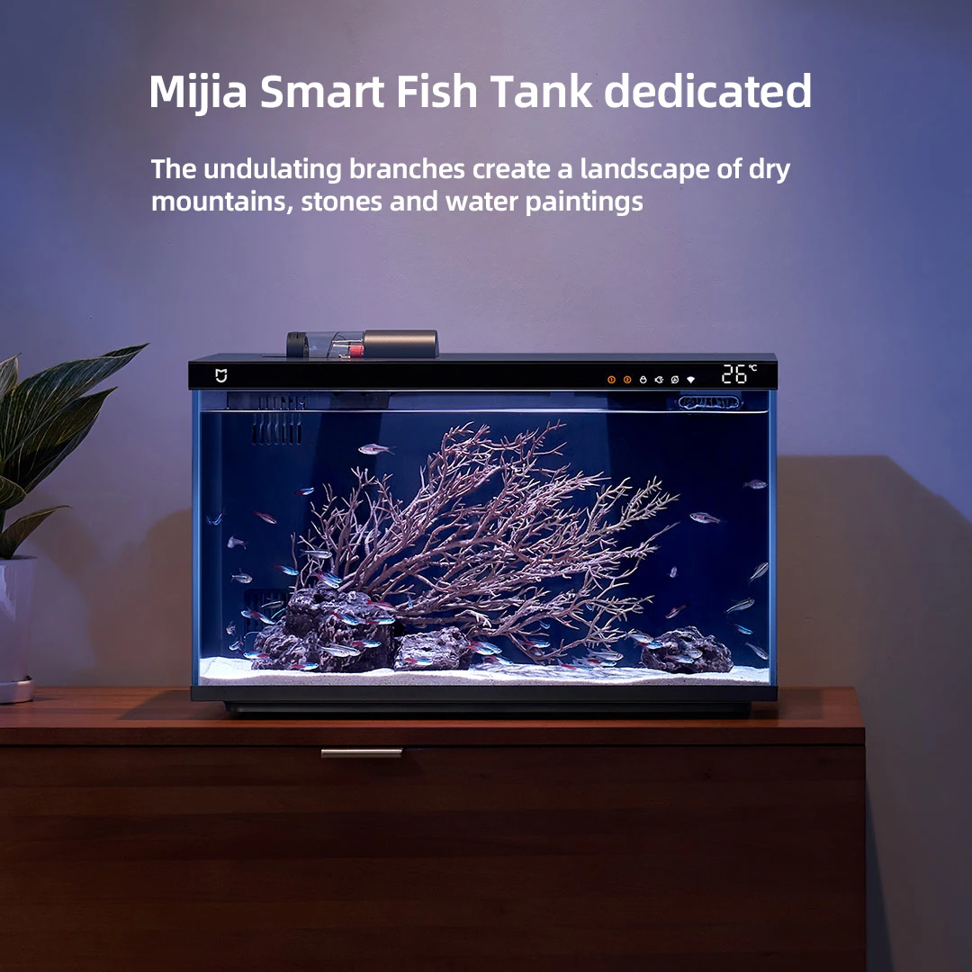 South American style dead wood landscaping set for Mijia Smart Fish Tank dedicated Restore Nature artist style high-quality PE