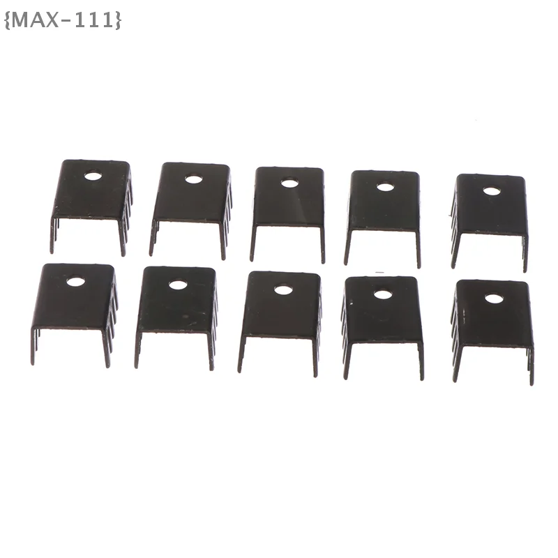 【F2-MAX111】10개 TO-220 알루미늄 프로파일 7805 히트싱크 781 라디에이터 히트싱크 19*15*10MM 알루미늄 합금 프로파일 쿨러