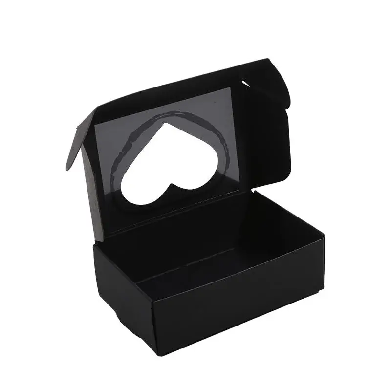 25Pcs Kraft Paper Boxes with Clear Window, Homemade Cookie and Candy Packaging Containe... - SKU KPBW1937 - UGI Packaging