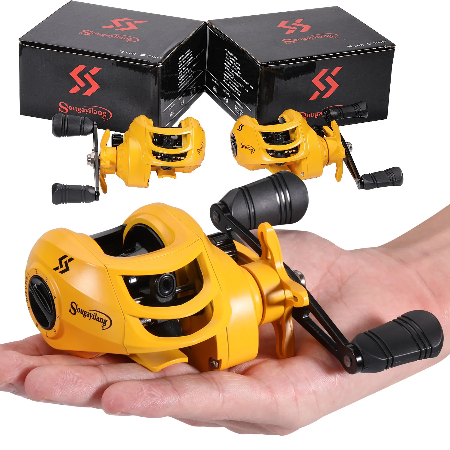 Sougayilang Ultralight Fishing Reel 7.2:1 High Speed Gear Ratio