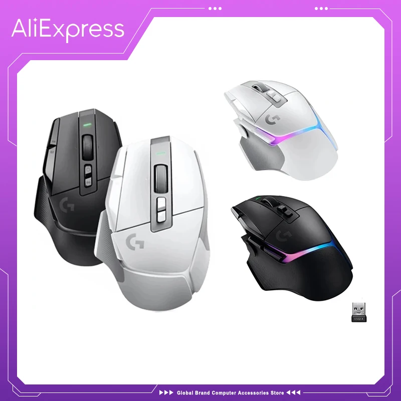 Logitech G502 X Wireless Gaming Mouse G502X LIGHTSPEED 25K Hero