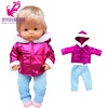35 Cm Baby Doll Pink Clothes Trousers Fit 38cm Doll Nenuco Ropa Y Su Hermanita Coat Pants 3
