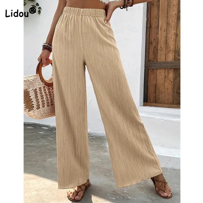 Pantalones Rectos De Mujer 2026 | MANGO OUTLET EE.UU