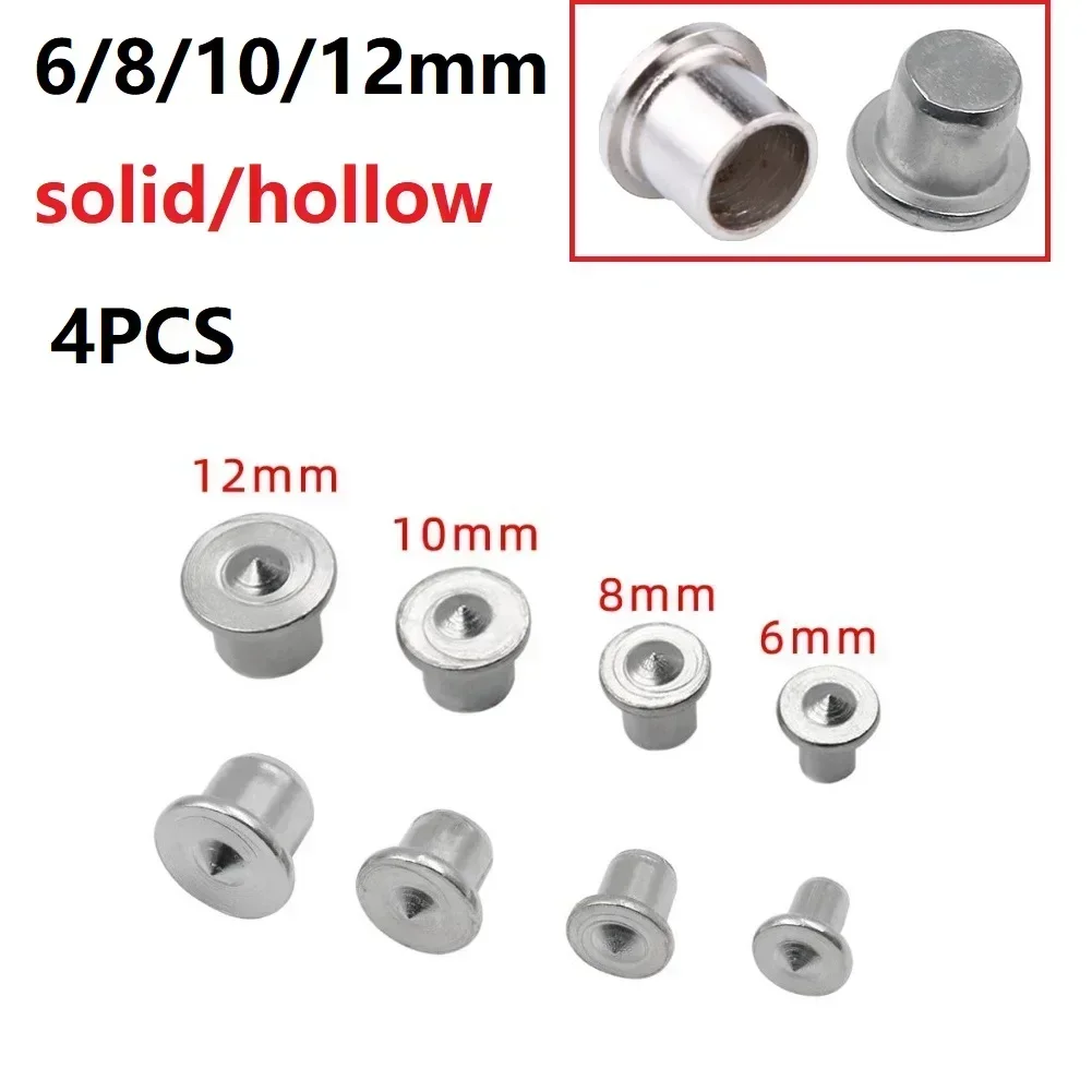 Cylindrical Locating Dowel Pin Wooden Dowel Pins 4 Pcs Dowel-pin Centre Point 6/8/10/12mm Wood Timber Marker Hole Openging Tenon Center Set Woodworking Accessories