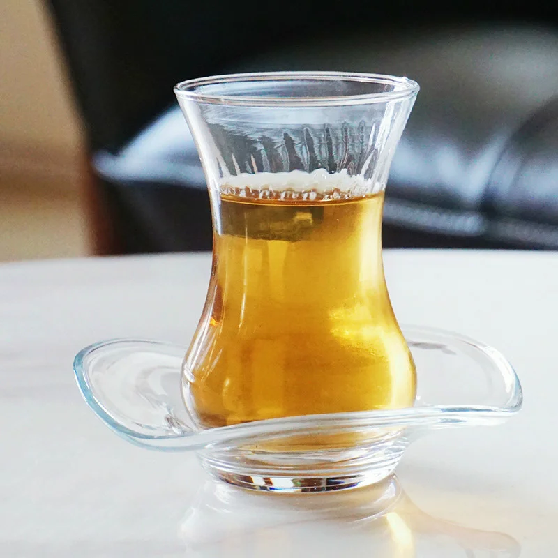 Set Turkish Tea Glasses | Turkish Tea Cup Saucer | Turkish Glasses ...