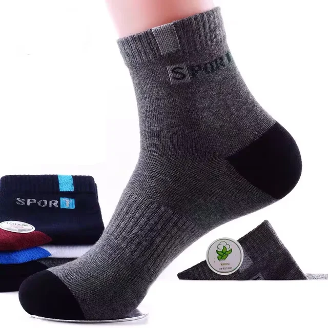 MEN'S Mid-calf Socks Cotton Socks for All Seasons - Image 4