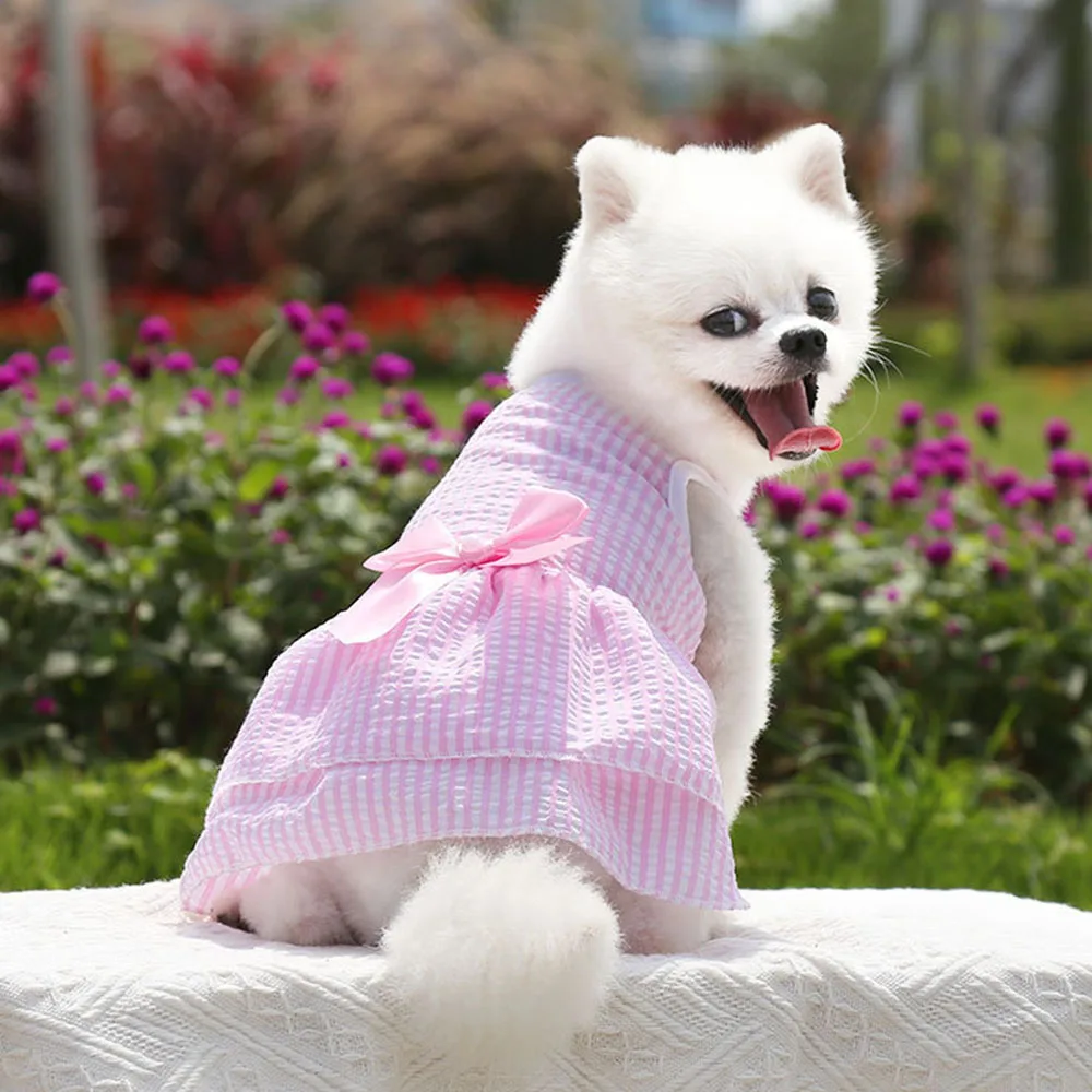 Pet Dog Tutu Skirt Cute Bow-Knot Dog Dress for Small Girl Dogs Cats Puppy  Dresses Doggie Summer Outfits Dog Clothes for Yorkies - AliExpress 15