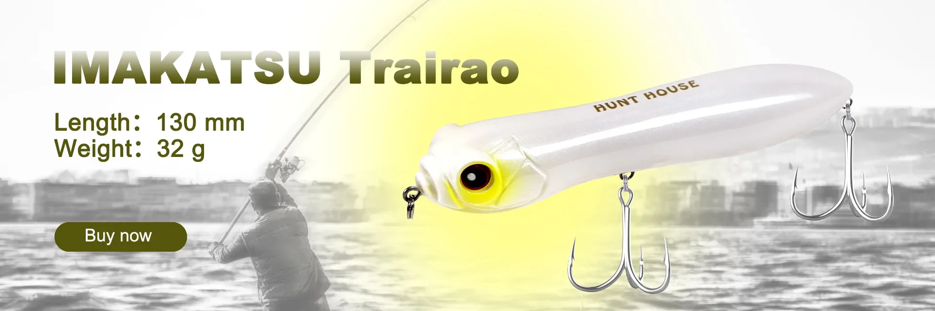 Description Picture 2 of itemHunthouse IBORN Minnow Fishing Lure 78&98&118mm Shallow Saltwater Minnow Bait Long Casting Wobbling Rolling Fishing Seabass