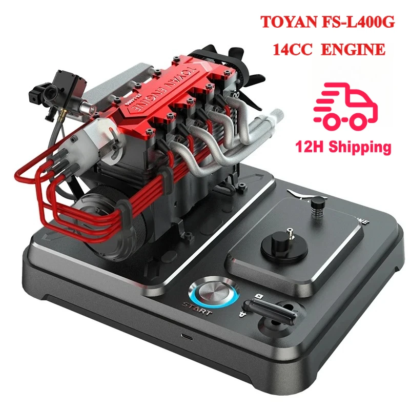 TOYAN FS-L400 14ccエンジン　DIY組み立てキット TOYAN FS-L400 14cc Inline 4 Cylinder 4 Stroke Water-cooled