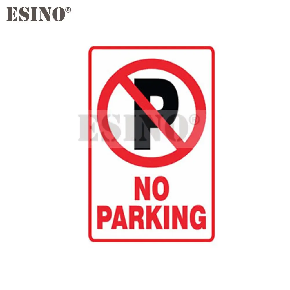 

Car Styling Creative Funny No Parking Cartoon PVC Decal Waterproof Car Body Sticker Pattern Vinyl
