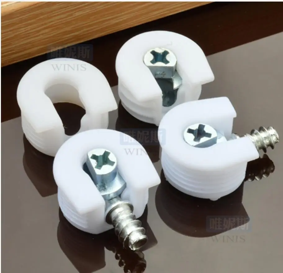 Three-in-one Plastic Laminate Support Multi-color Nylon Partition Nail Support Bearing Hardware Furniture Connectors A