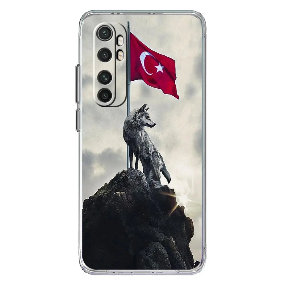 Turkish Flag Soft Clear Phone Case