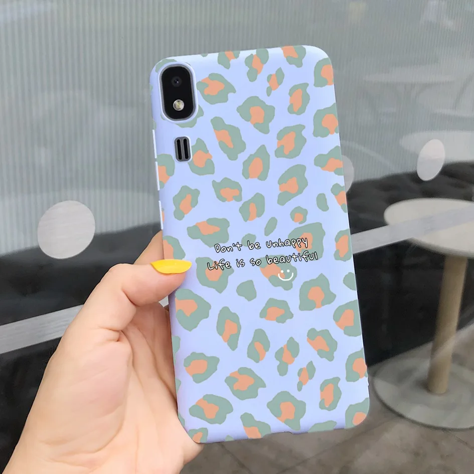 Shockproof Silicon Soft TPU Back Cover with Cartoon Cat Design - Phone Case