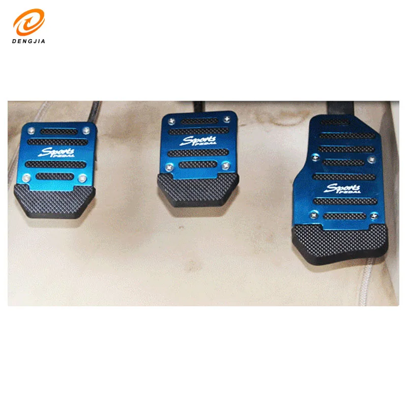Car Pedals Automobile Manual Stop Pedal Modified Brake Throttle Clutch Aluminum Alloy Pedal Non-slip Pad Stainless Steel Universal