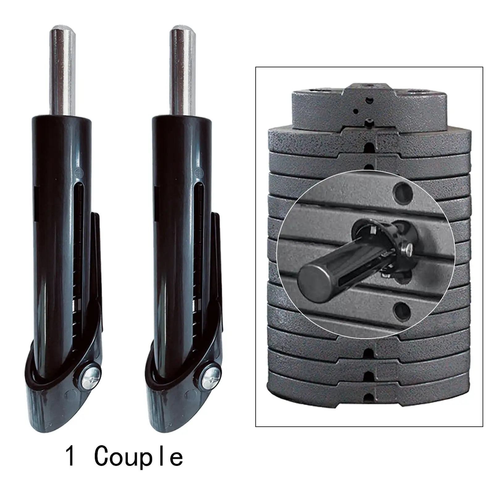 2x Weight Stack Pin Gym Equipment Weight Loading Pin Universal Portable Multifunction Accessories Weight Stack Replacement 2
