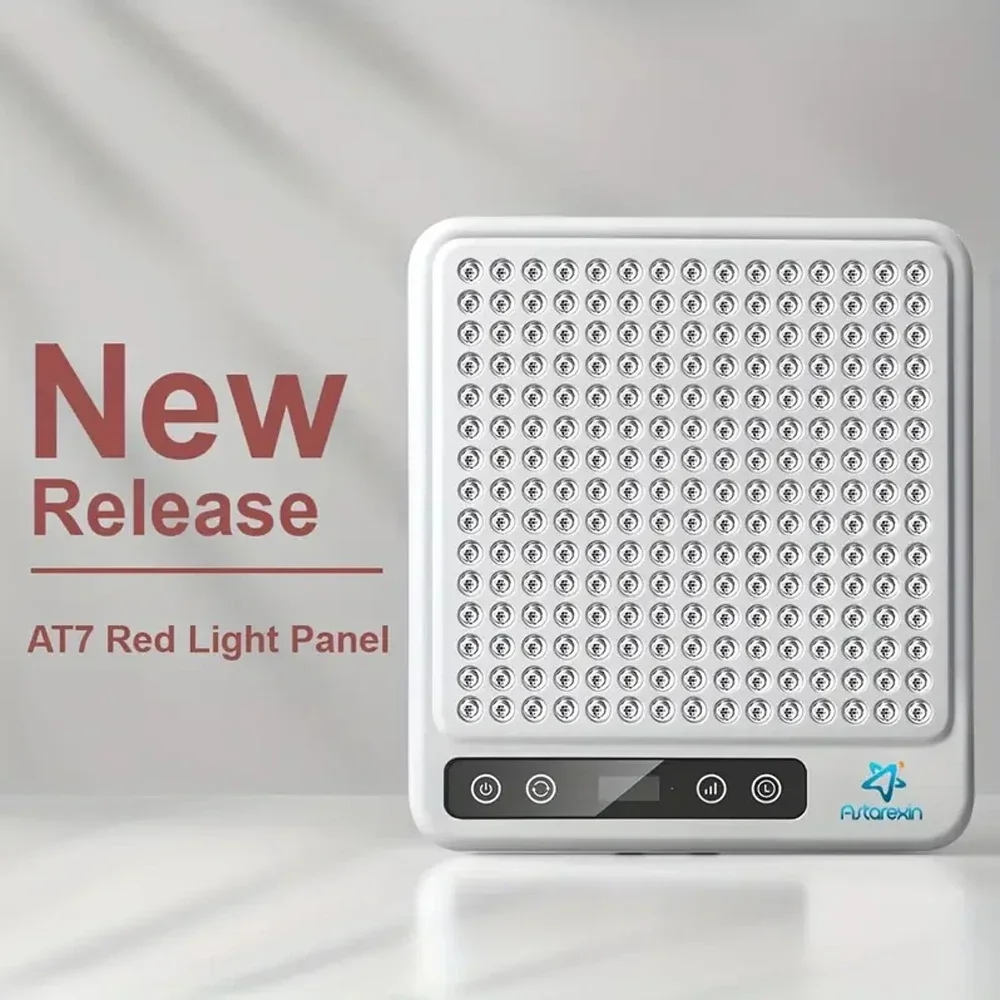 Astarexin Red Light Therapy Panel Device LED Facial Anti-inflammatory Skin Care Light 660nm850nm Lamp for Anti-Aging Pain Relief led skin care machine