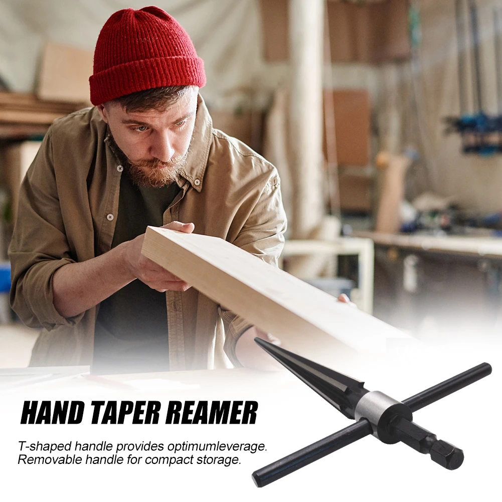 Steel Chamf Reaming Enlarge Pin Hole T Shaped Tapered Hex Reamer Drilling Tools