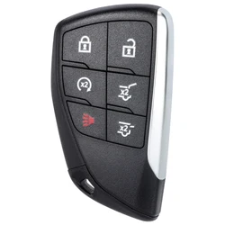 Premium Remote Car Key Fob Replacement - 6 Buttons