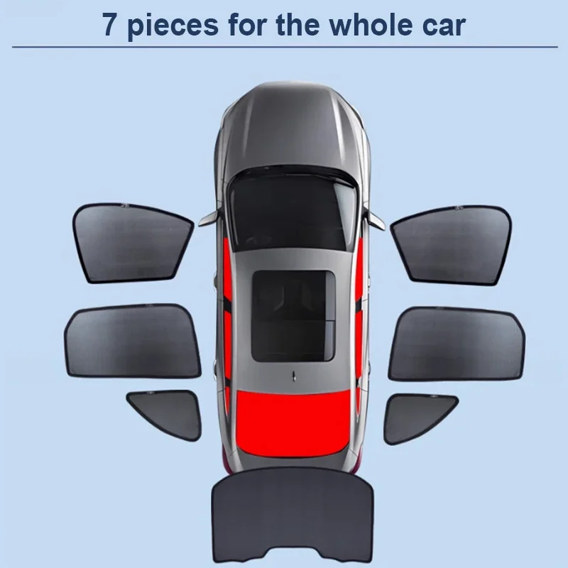 7Pcs Sunshades