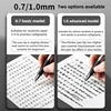 M&g 1.0mm/0.7MM Thick Gel Pen  Black Retractable Bullet Signature Pen Large Capacity K35 Signature Pen for Business Office 4