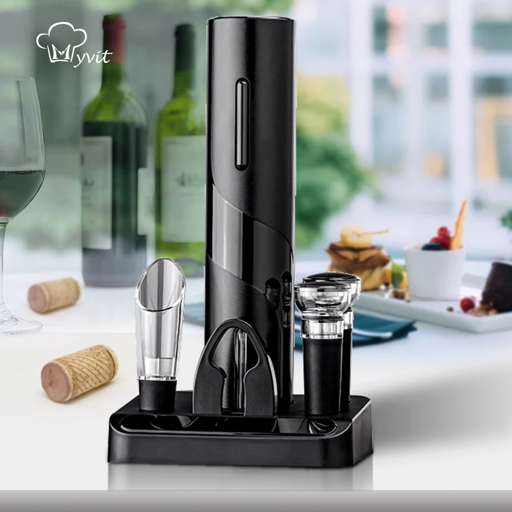 Electric Wine Bottle Opener Automatic Bottle Corkscrew Electric