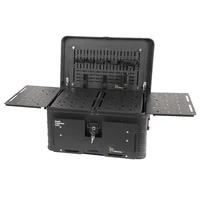 Deerest Aluminum Expandable Storage Box Camping IGT Aluminium Case Lightweight Modular Combo Accessories X-PANDA 50L 1