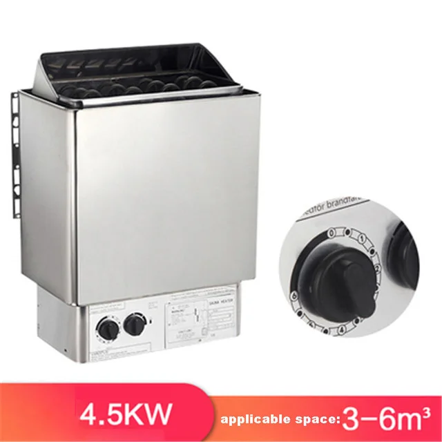 

Stainless Steel Sauna Heater Electric Sauna Stove 3KW/4.5KW/6KW/8KW/9KW Household Commercial Sauna Room Equipment 220V/380V