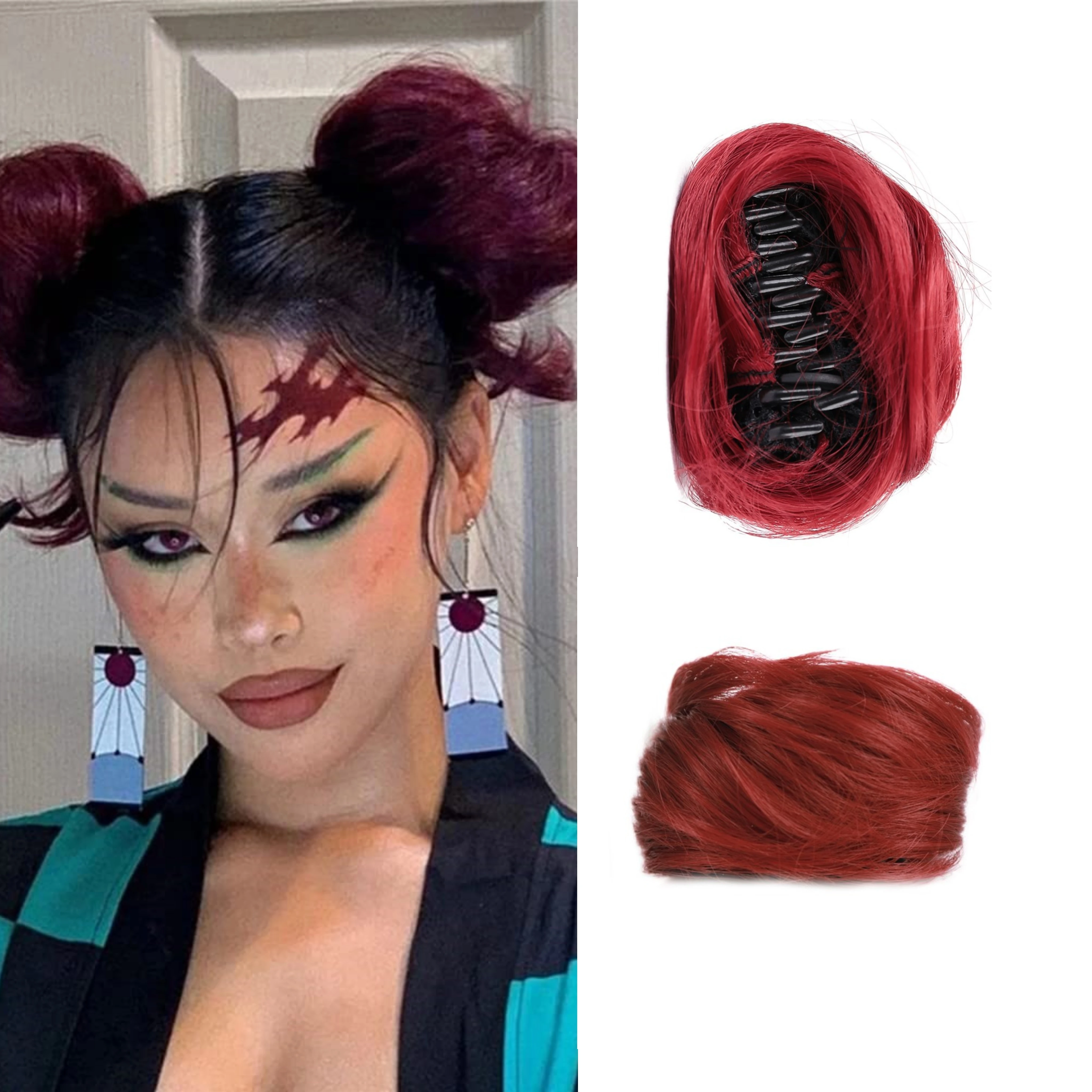 Рисунок 5 - заколки-пучки в виде кошачьих 