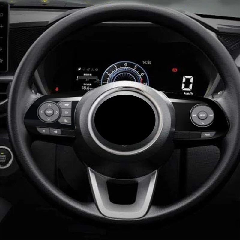 4Pcs Car Bright Black Steering Wheel Panel Cover Trim Decoration Frame Sticker for Raize 200 Series/210A