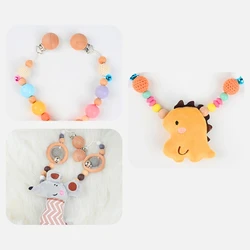 Adorno colgante creativo para cochecito de bebé, juguete de madera con sonajero colgante de dibujos animados, juguete sensorial de sentido ambiental orgánico, regalos