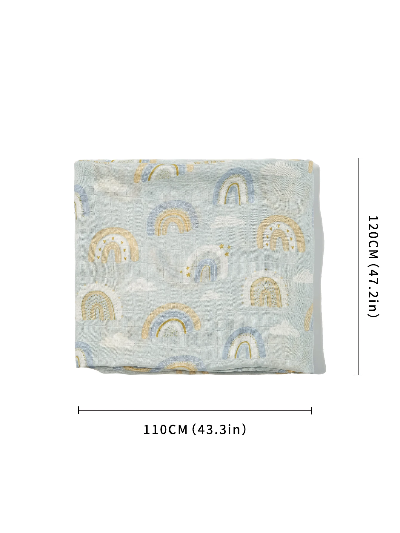 HappyFlute New 3Pcs Set 2layer Bamboo Cotton Soft Muslin SKIN-Friendly Swaddles Newborn Wrap Infant Baby Blankets