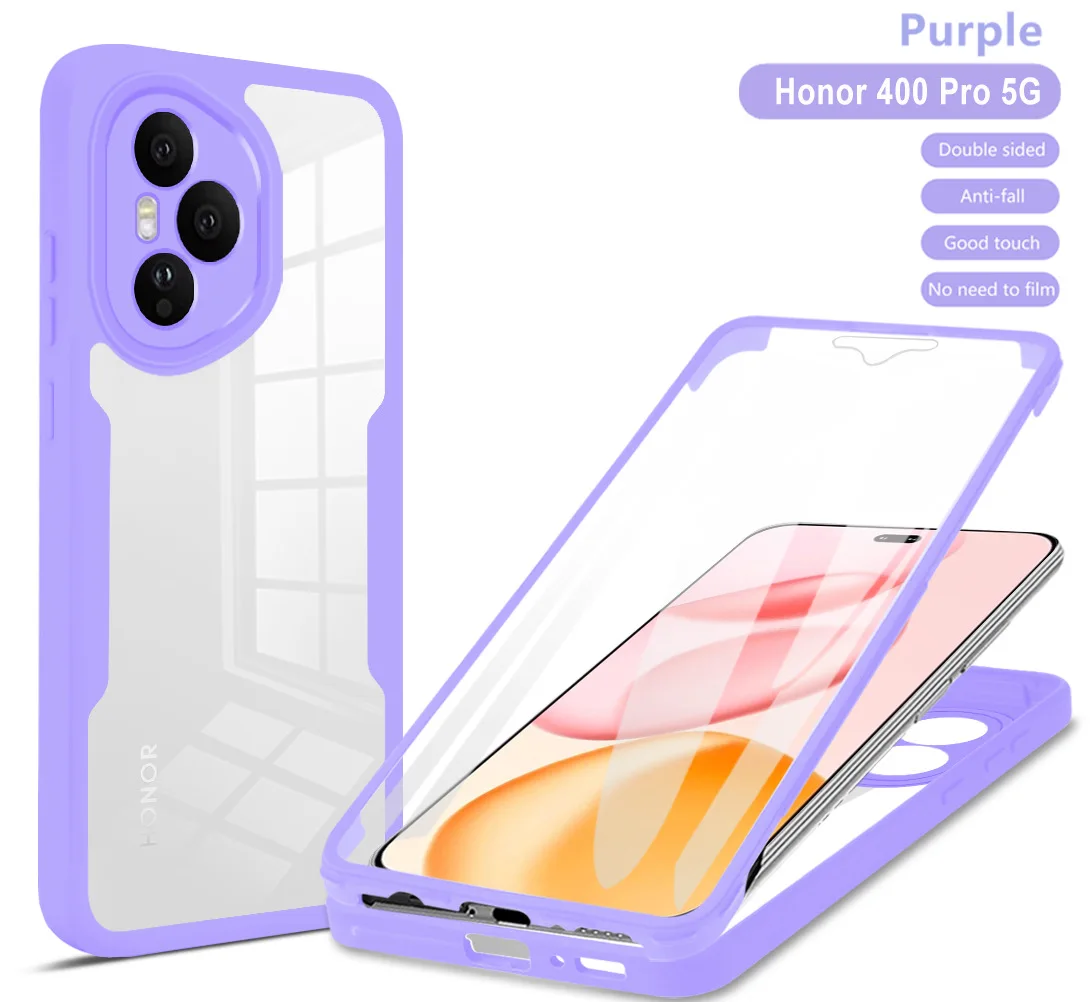 Ultimate 360° Protection Cover with Hard Clear Back and Screen Protector
