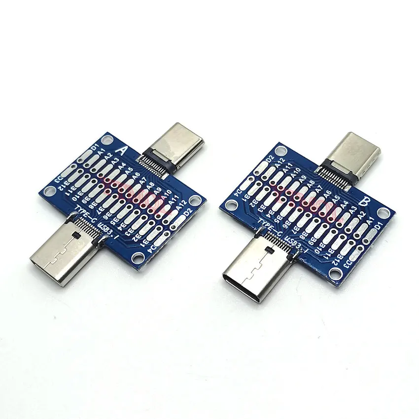 porto placa de teste com pinos 14p 2 adaptador placa conector 03